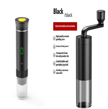 BrewGo Portable Capsule Coffee Maker - 15 Bar Electric Espresso Machine for Travel & Camping