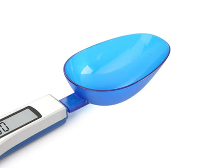 High-Precision Digital Measuring Spoon Scale - Electronic Gram Scale with 3 Interchangeable Spoons