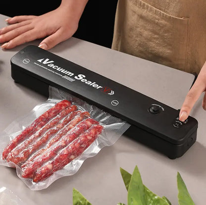 Automatic Vacuum Sealer Machine for Food Preservation - Compact Meal Prep Food Saver